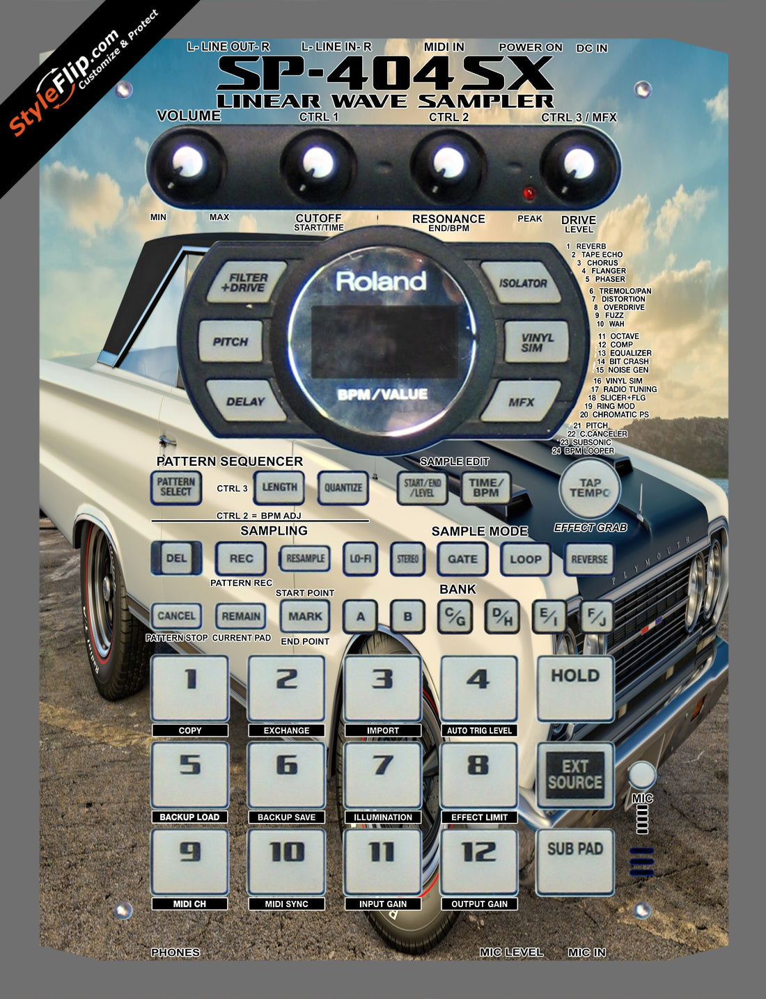 Burnout  Roland SP-404 SX