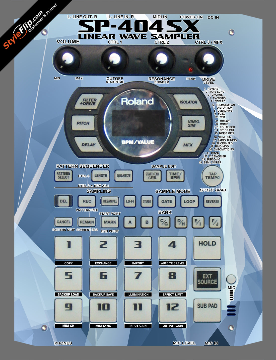 Crystal Roland SP-404 SX