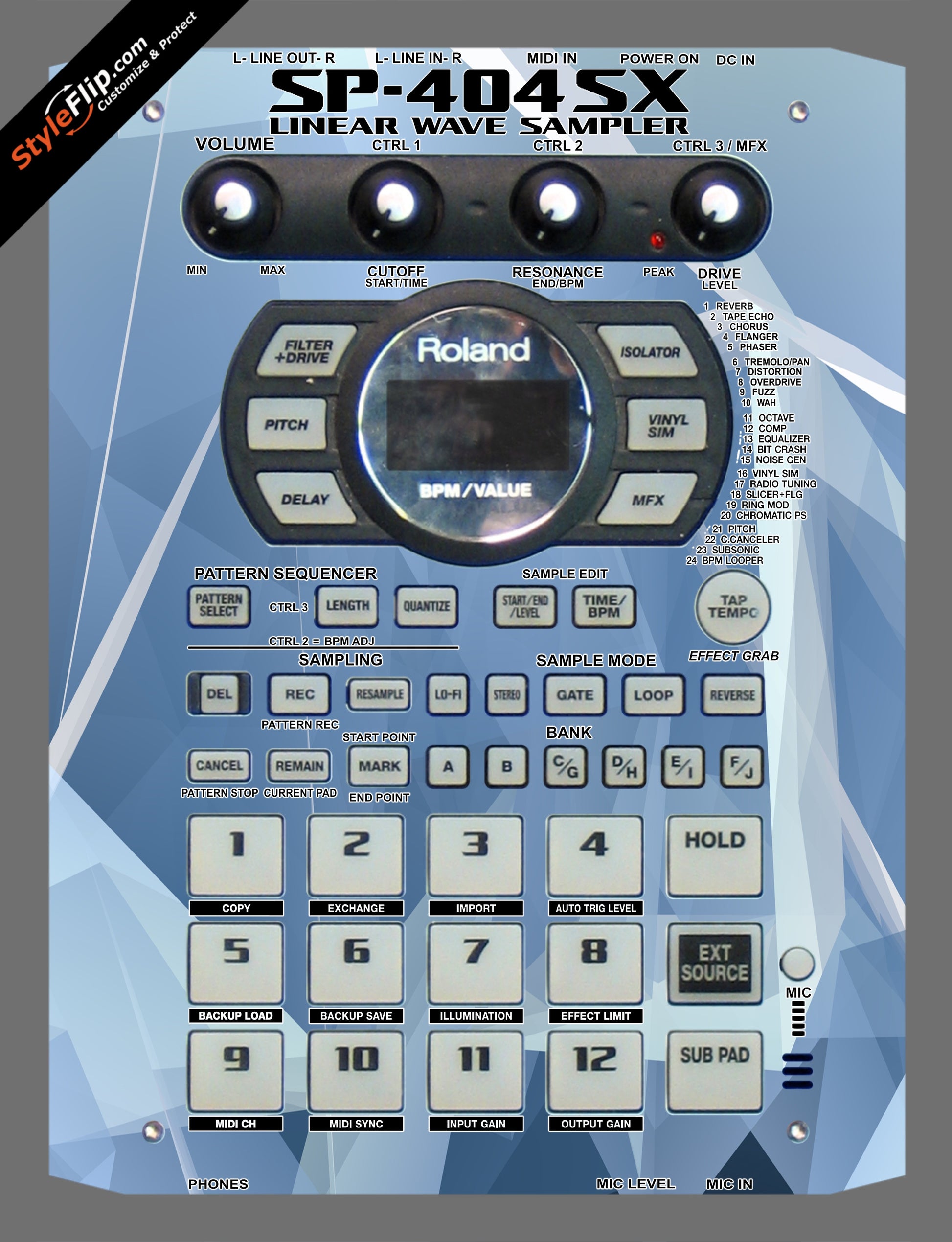 Crystal Roland SP-404 SX