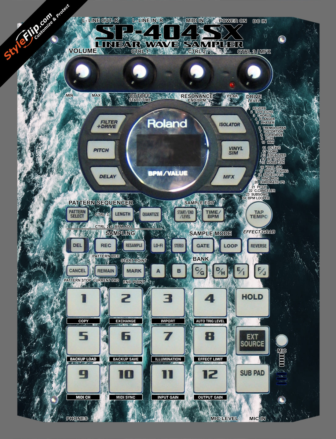 Deep Blue  Roland SP-404 SX