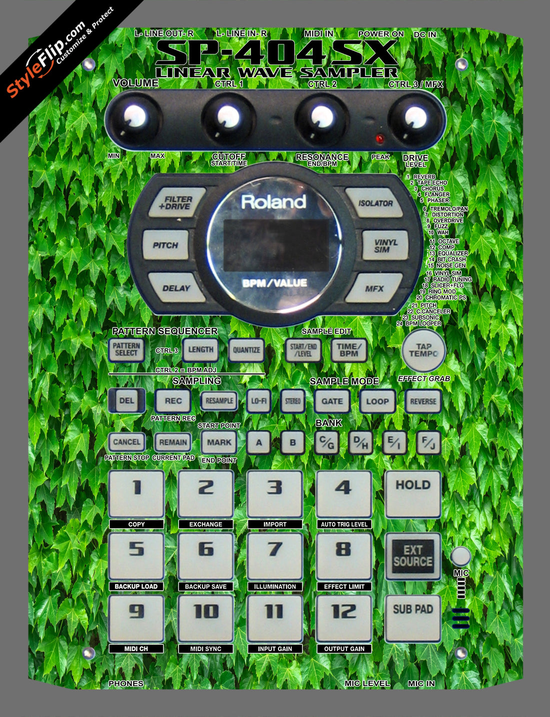 Greenery  Roland SP-404 SX