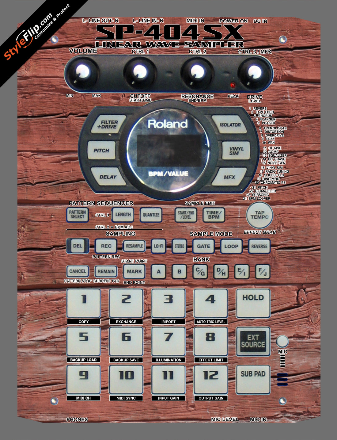Old Wood  Roland SP-404 SX