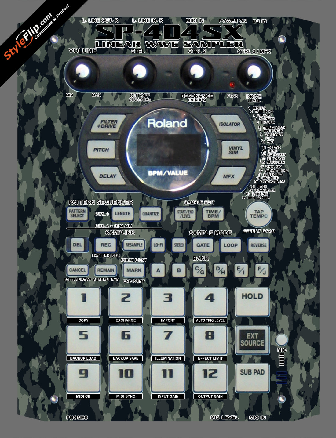 Rambo  Roland SP-404 SX