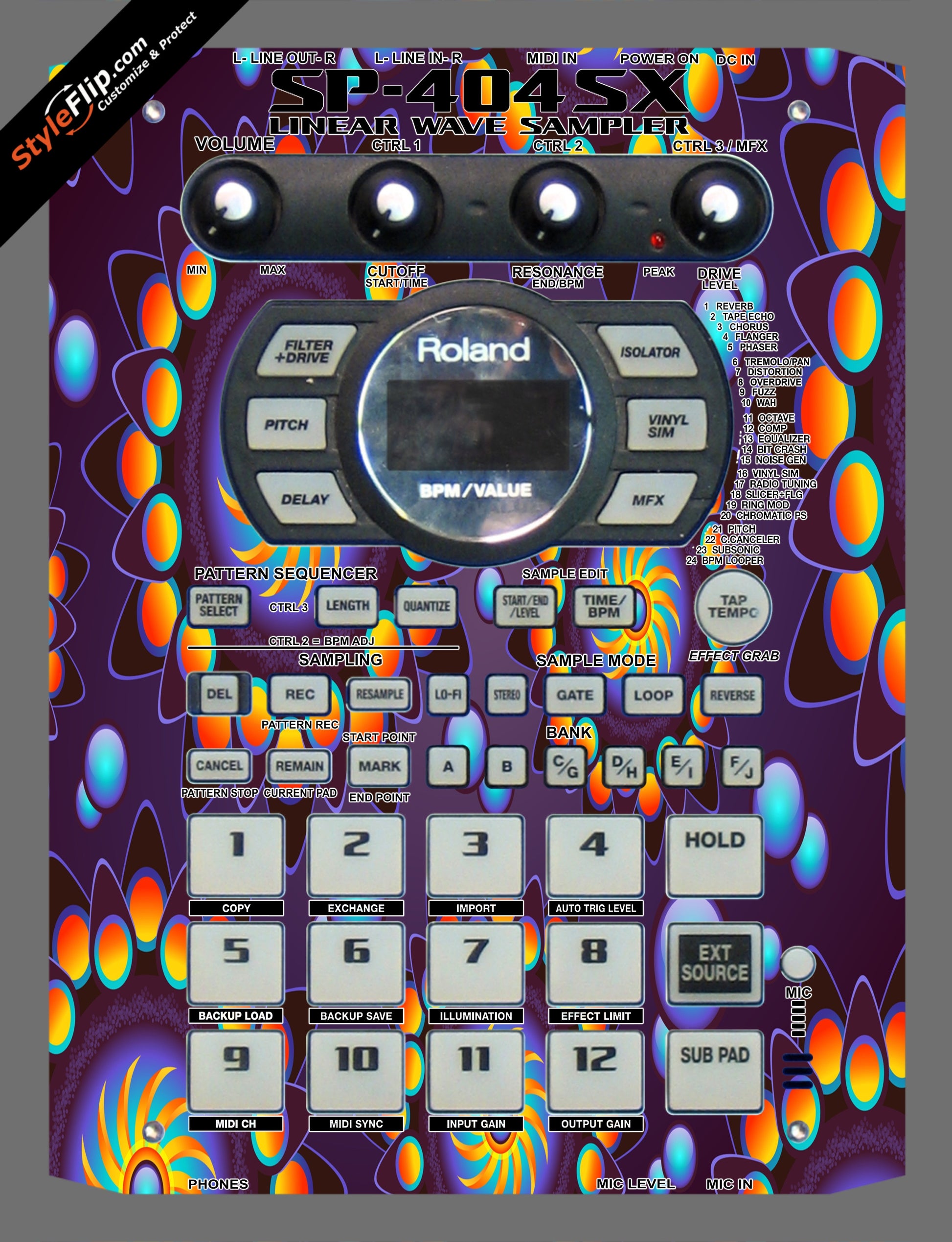 Sunkissed Roland SP-404 SX