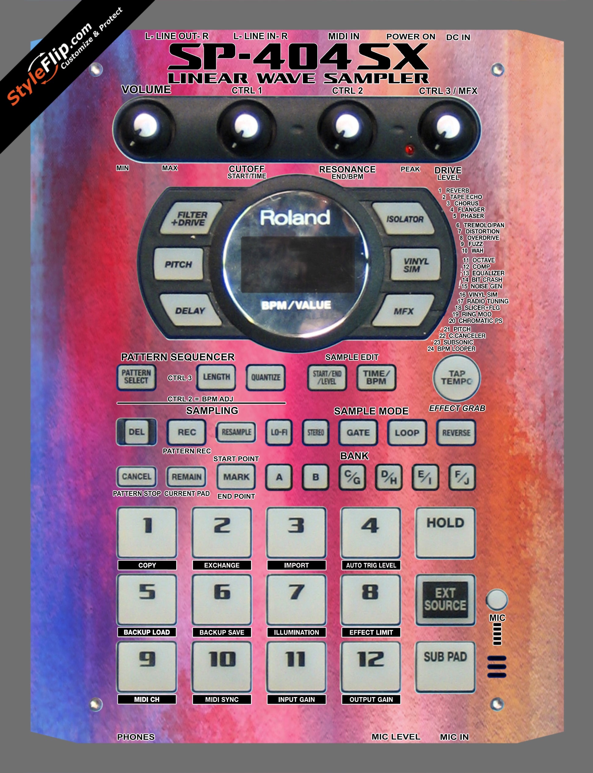 Sunset Roland SP-404 SX