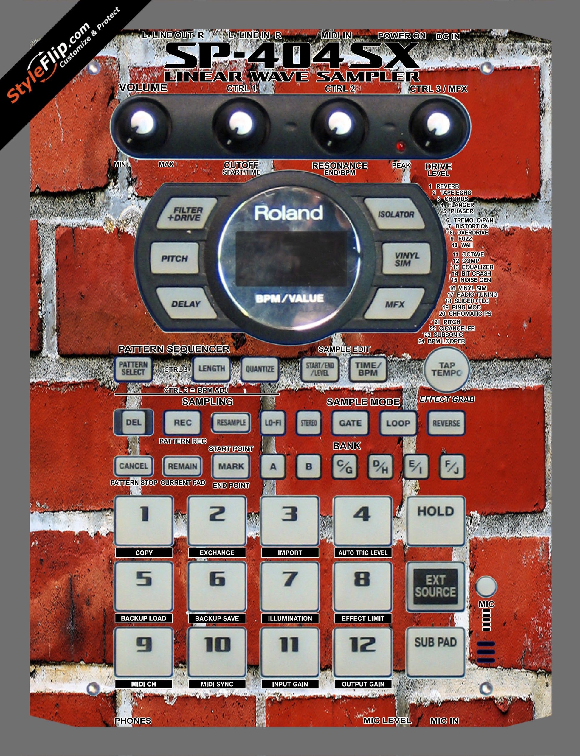 The Wall  Roland SP-404 SX