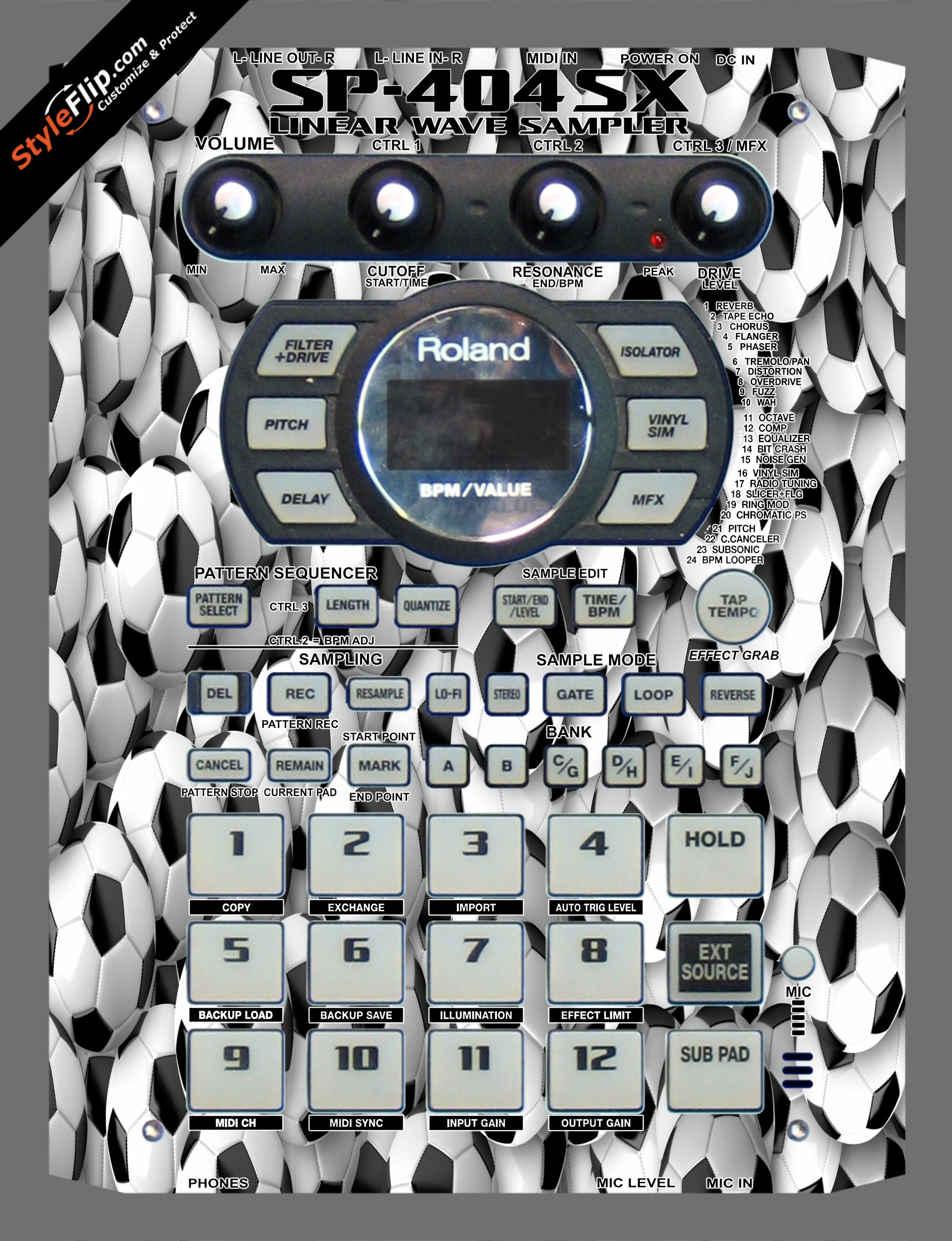 World Cup  Roland SP-404 SX