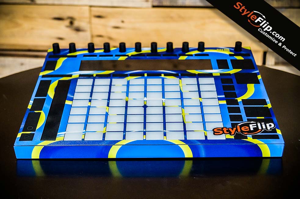 Ableton Push 2 custom skins, created online by StyleFlip.com