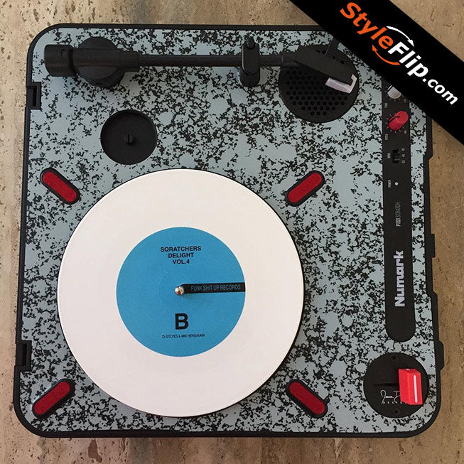 Numark PT01 Scratchカスタム済み Numark - PT01 Scratch - Portable Turntable with Built-In DJ