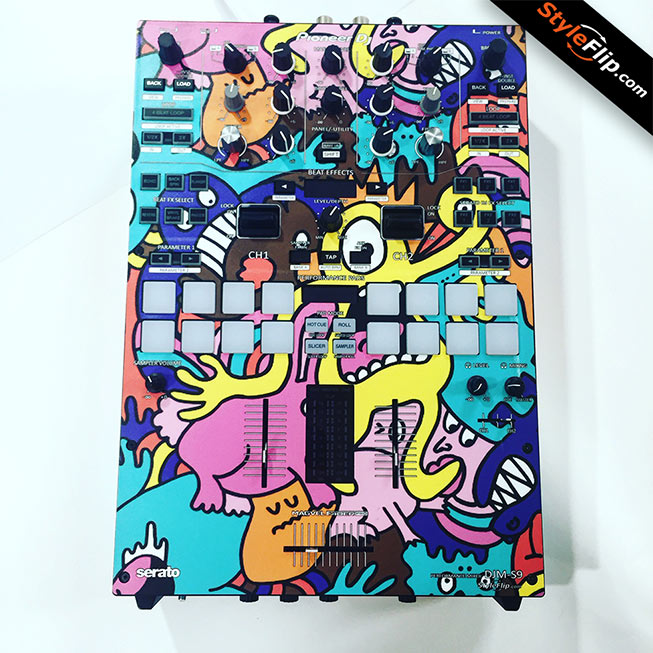 bihari DJM-S9 限定迷彩柄panel Pioneer DJM S9 custom skins, created online by StyleFlip.com