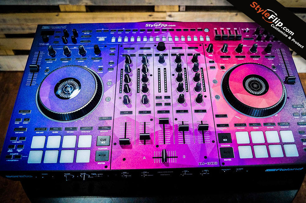 Roland DJ-808 custom skins, created online by StyleFlip.com