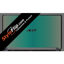 Teal Stripes Acer Aspire One 531