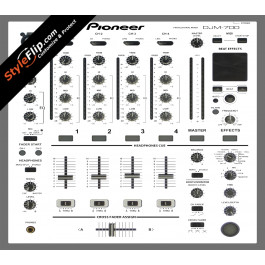 Solid White Pioneer DJM 700