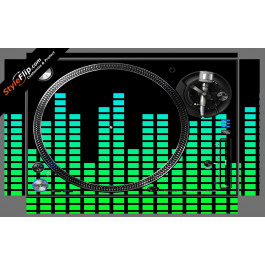 Green Equalizer Pioneer PLX-1000