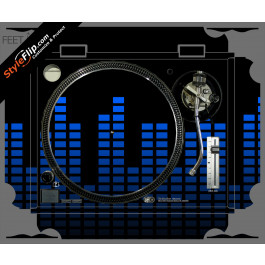 Blue Equalizer Technics SL-1200 MK2