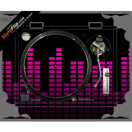 Pink Equalizer Technics SL-1200 MK2