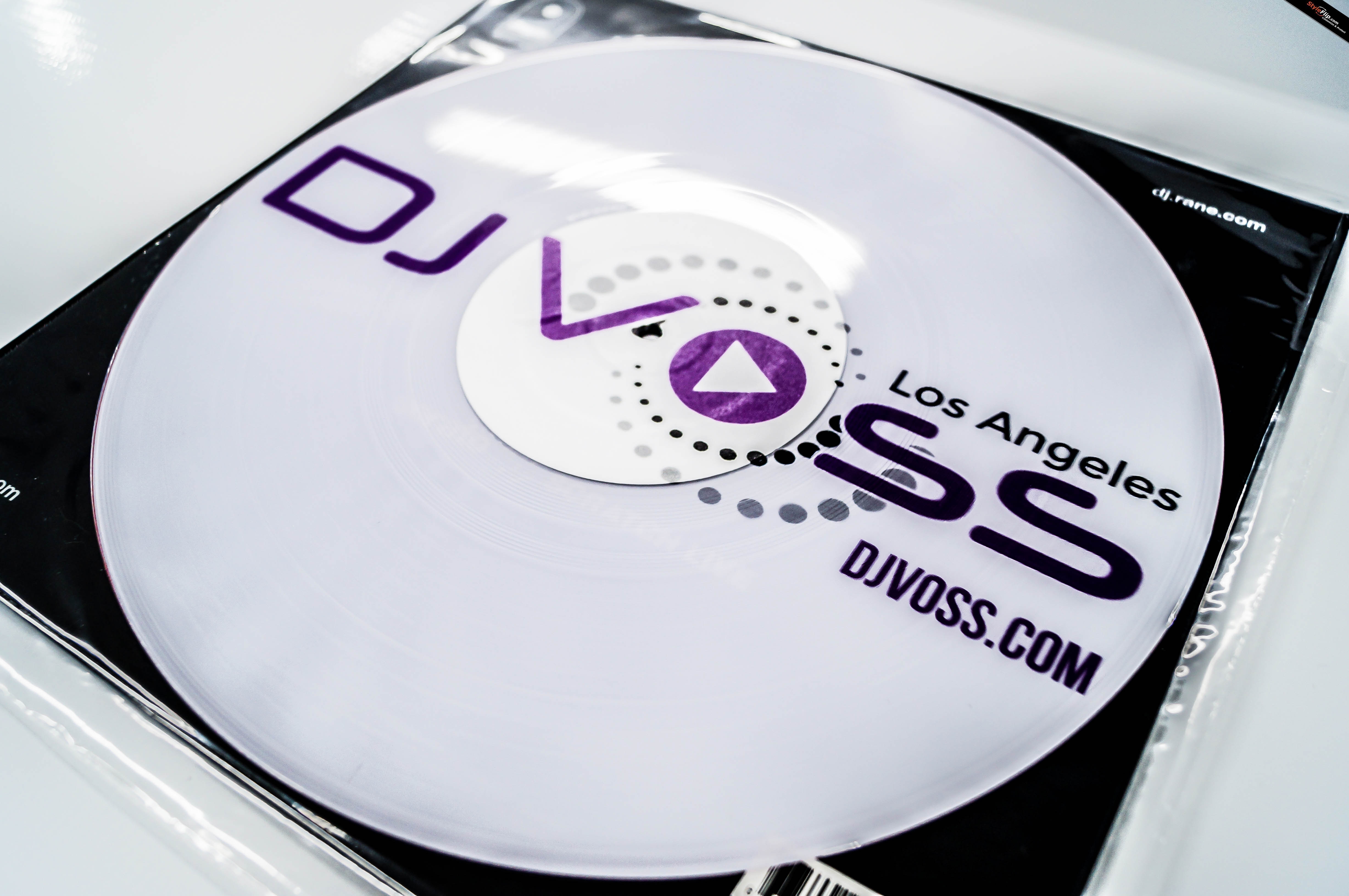 Custom Serato 12" Clear Control Vinyl Record Customizable Picture Disc